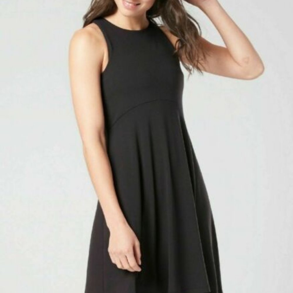 Athleta Santorini Thera Dress in Black